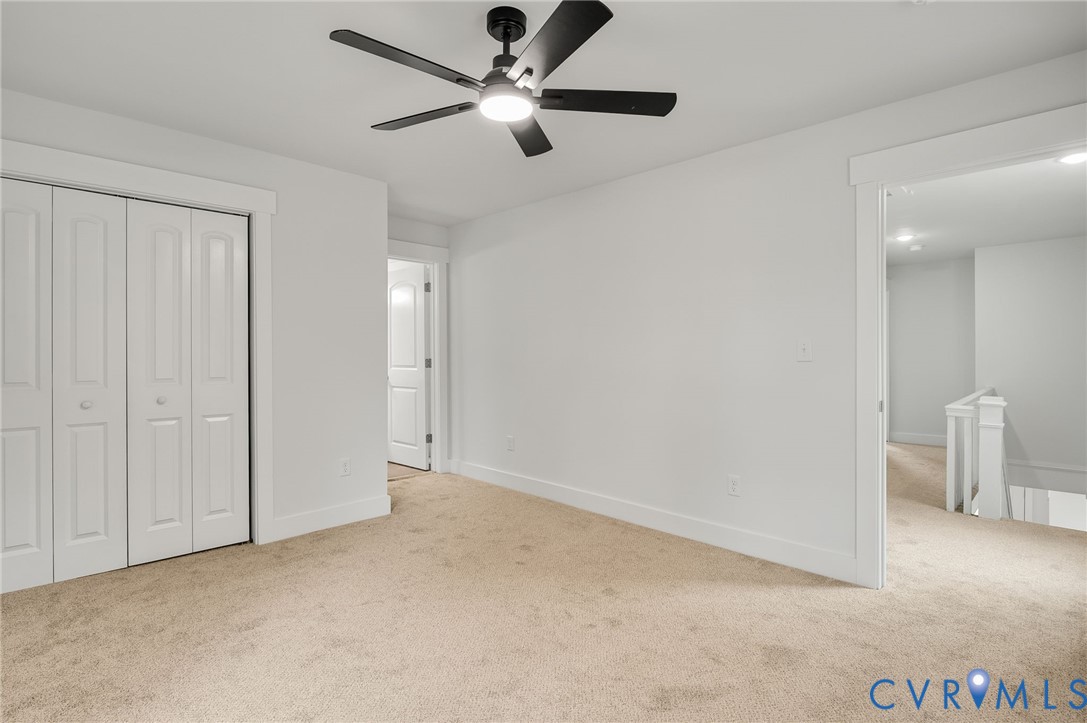 1619 12th Street Victoria, VA 23974 - Photo 20 of 30 a view of an empty room and a ceiling fan
