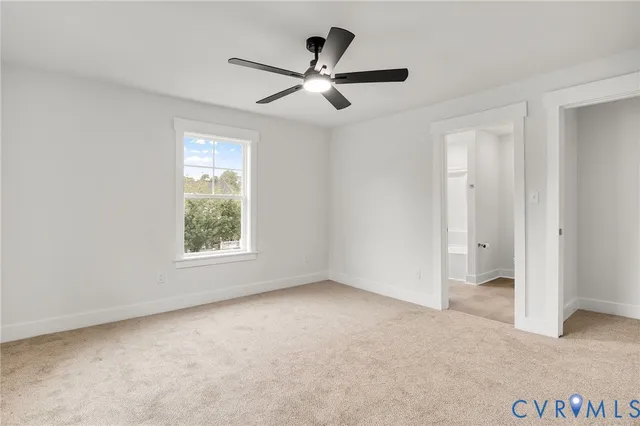 a view of an empty room