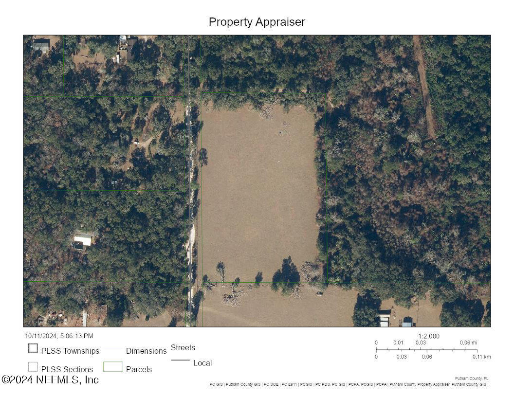 0 Tanner Road Florahome, FL 32140 - Photo 17 of 17 TannerRdGISnomarkings