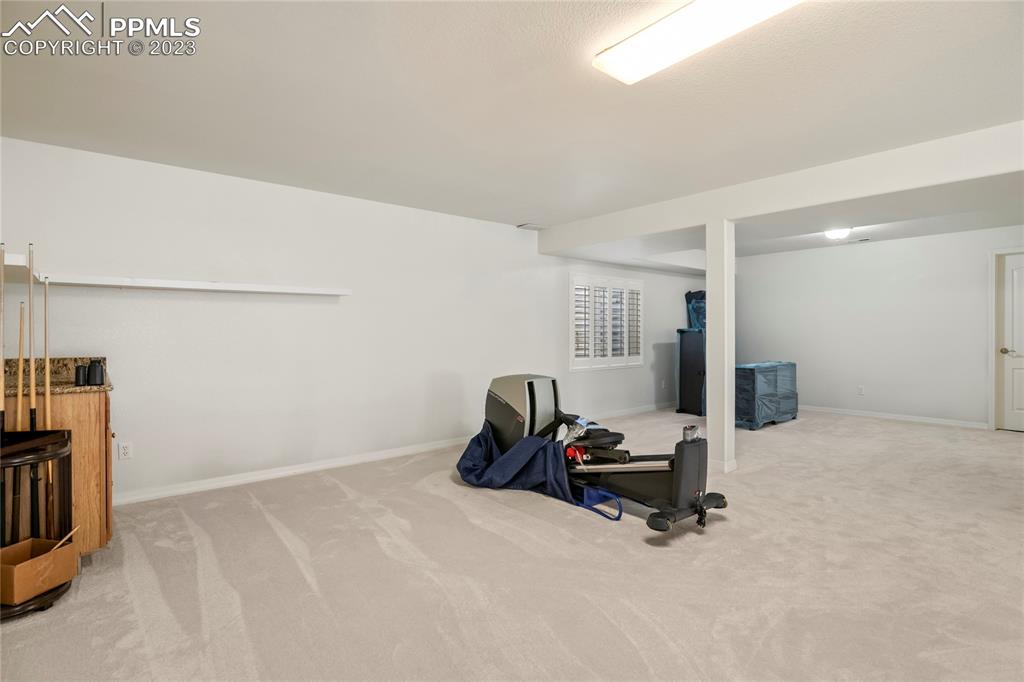 10658 Pictured Rocks Drive Peyton, CO 80831 - Photo 23 of 36 a view of a room with gym equipment