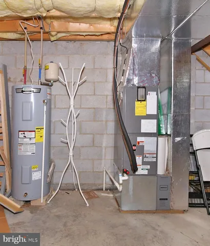 a view of storage and utility room