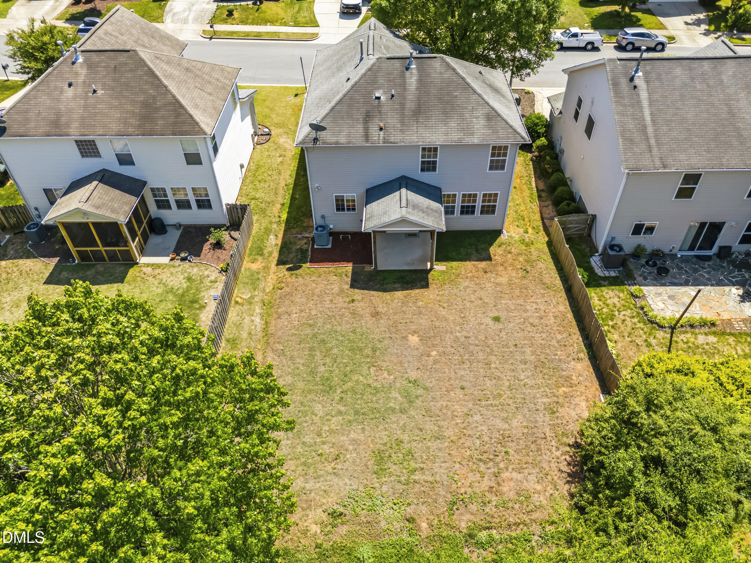 112 Ryder Cup Circle Raleigh, NC 27603 - Photo 37 of 45 an aerial view of a house with swimming pool