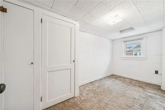 a view of empty room