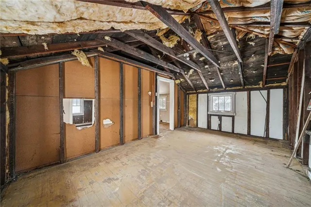 a view of empty room