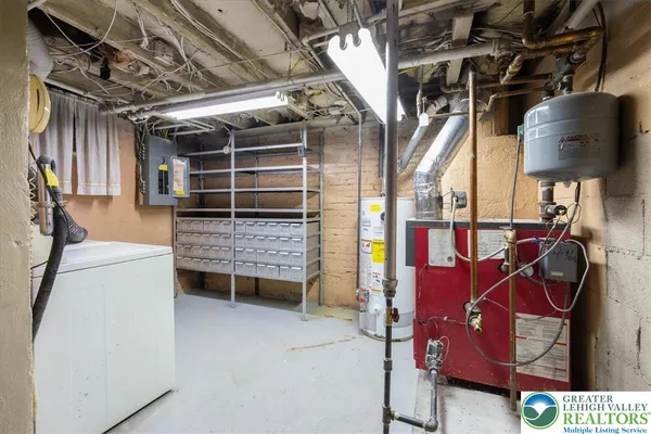 a view of storage and utility room