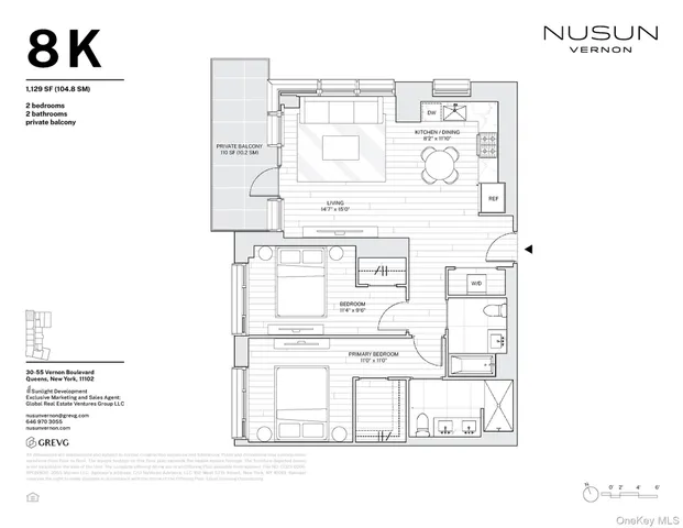 $1,637,500 | 30-55 Vernon Boulevard, Unit 8K | Astoria