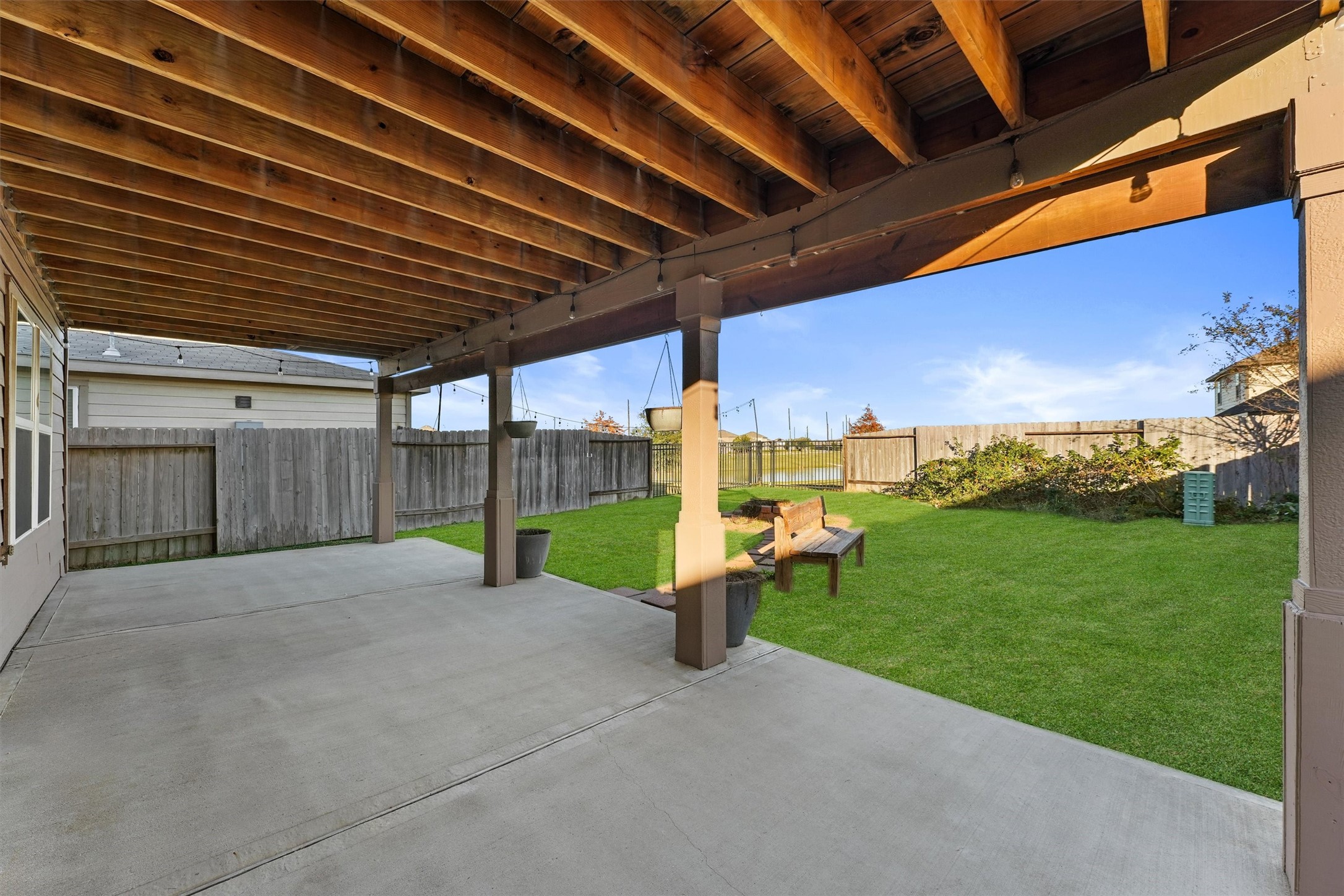 5710 Pampus Prairie Road Katy, TX 77493 - Photo 22 of 27 a view of a backyard