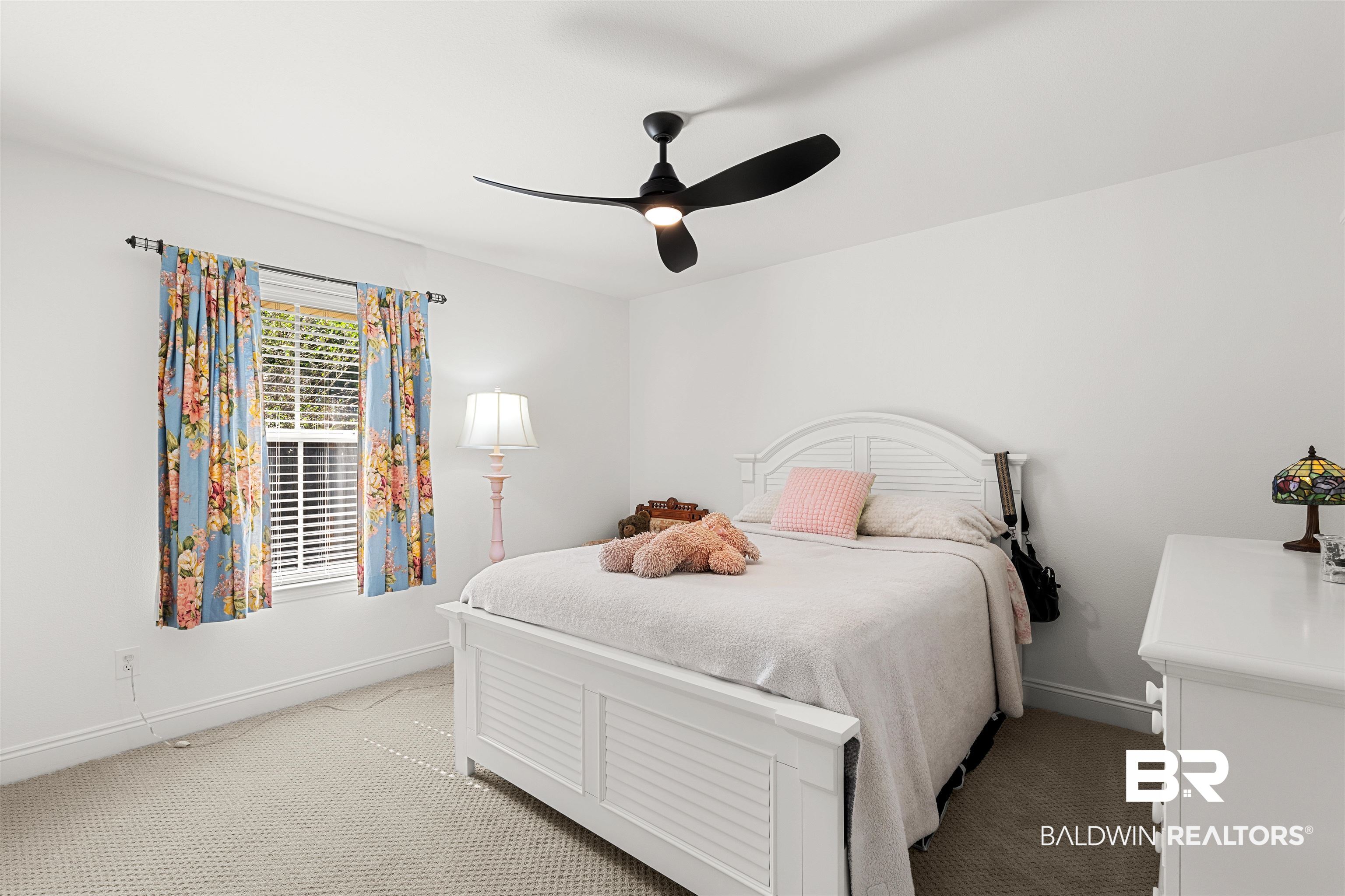 1850 Arcadia Drive Foley, AL 36535 - Photo 28 of 44 Bedroom featuring ceiling fan, baseboards, and light colored carpet