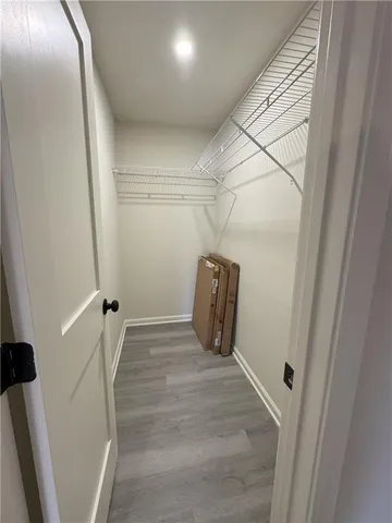 a view of walk in closet