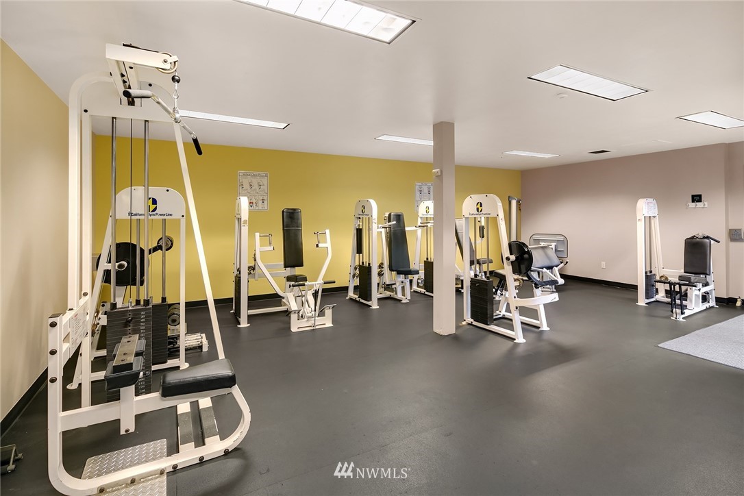 2415 2nd Avenue, Unit 734 Seattle, WA 98121 - Photo 23 of 23 a view of a room with gym equipment