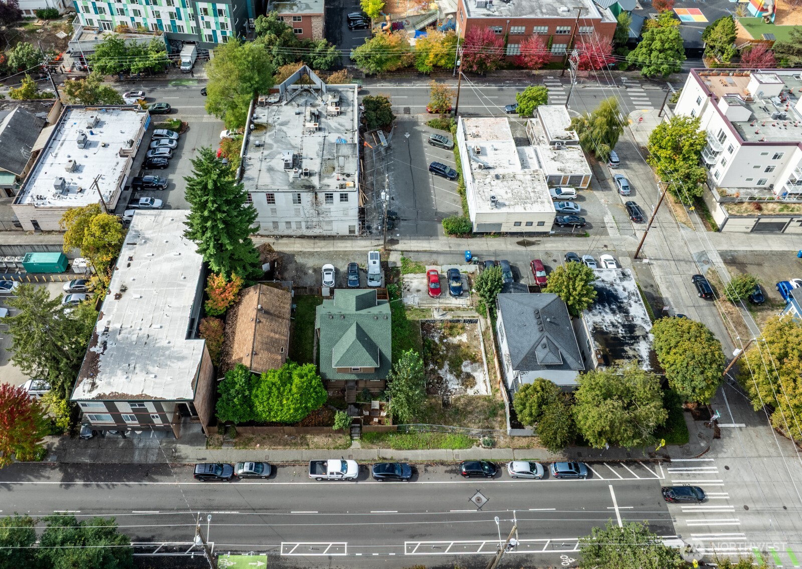 5045 11th Avenue Northeast Seattle, WA 98105 - Photo 6 of 11 an aerial view of multiple house