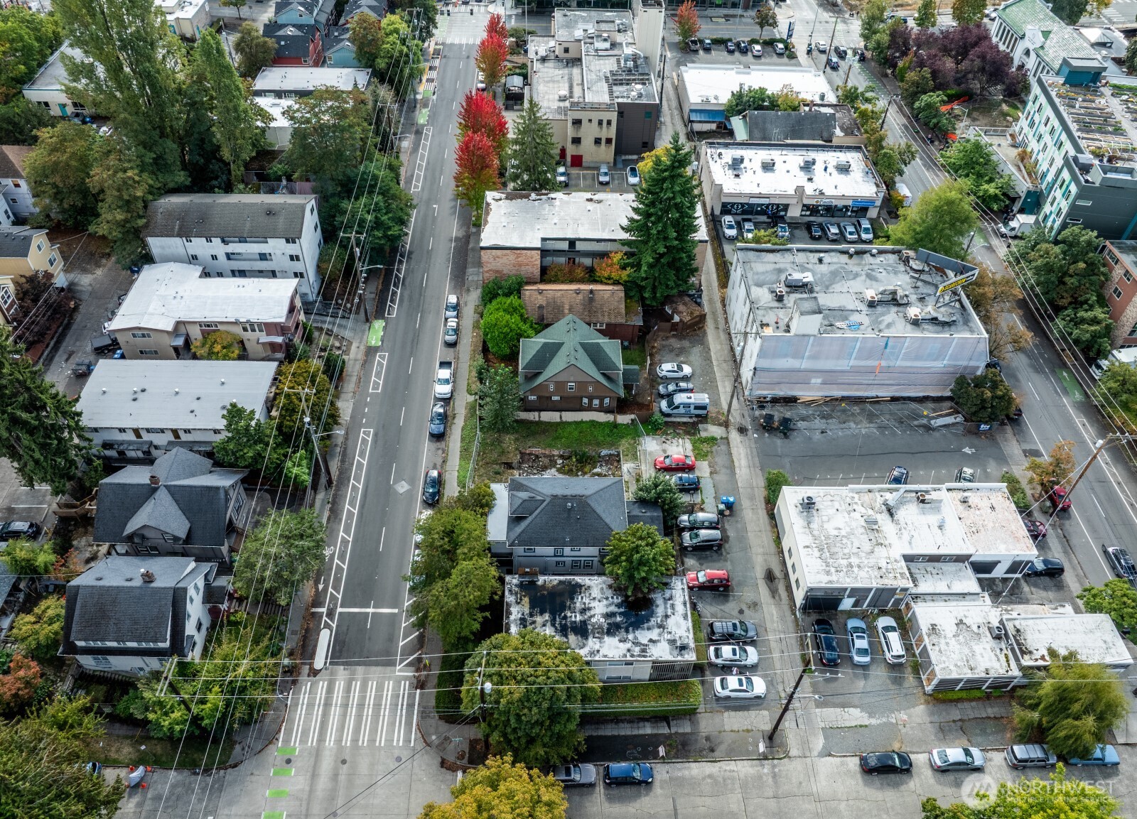 5045 11th Avenue Northeast Seattle, WA 98105 - Photo 7 of 11 an aerial view of multiple house