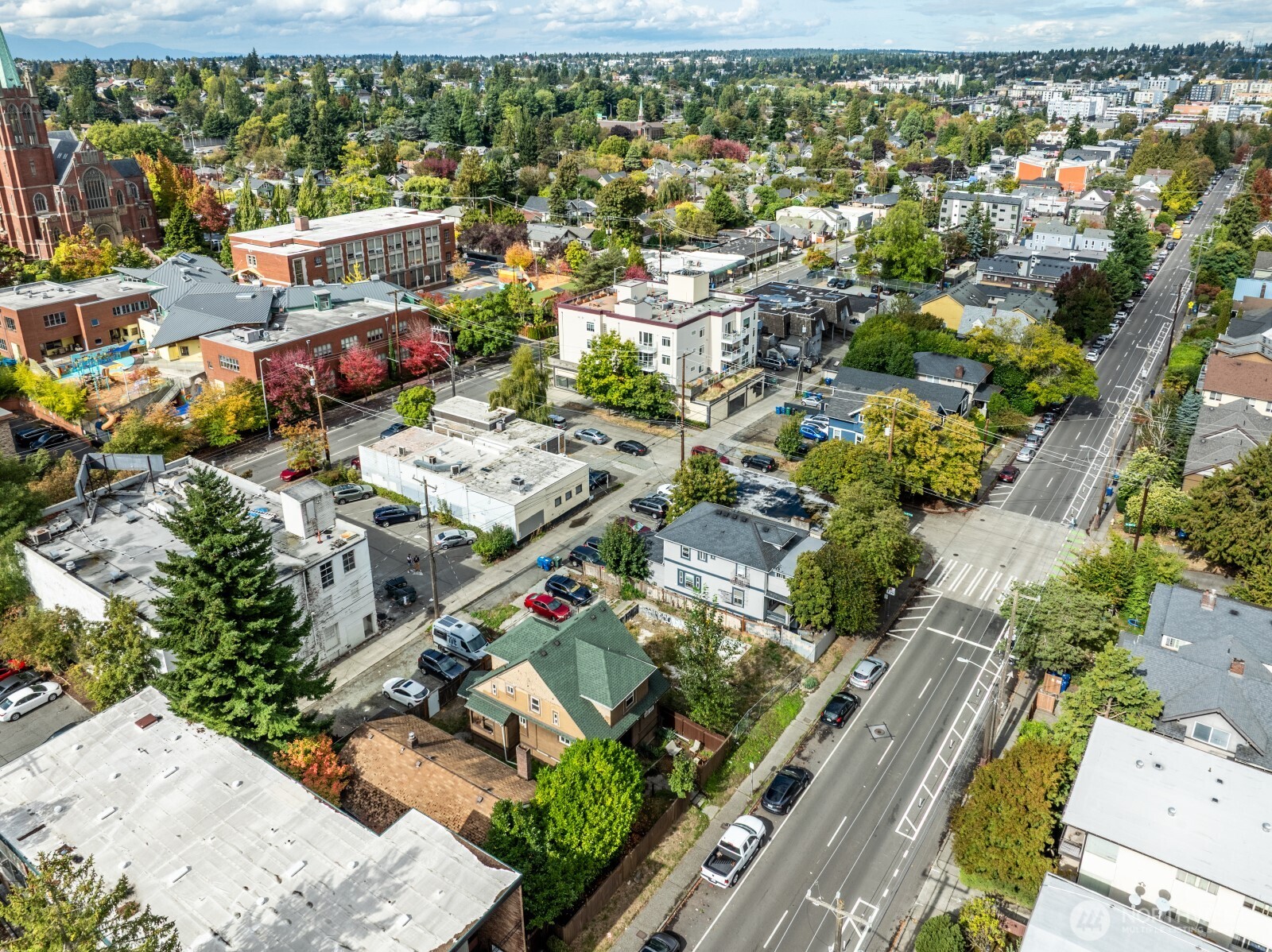 5045 11th Avenue Northeast Seattle, WA 98105 - Photo 10 of 11 an aerial view of multiple house