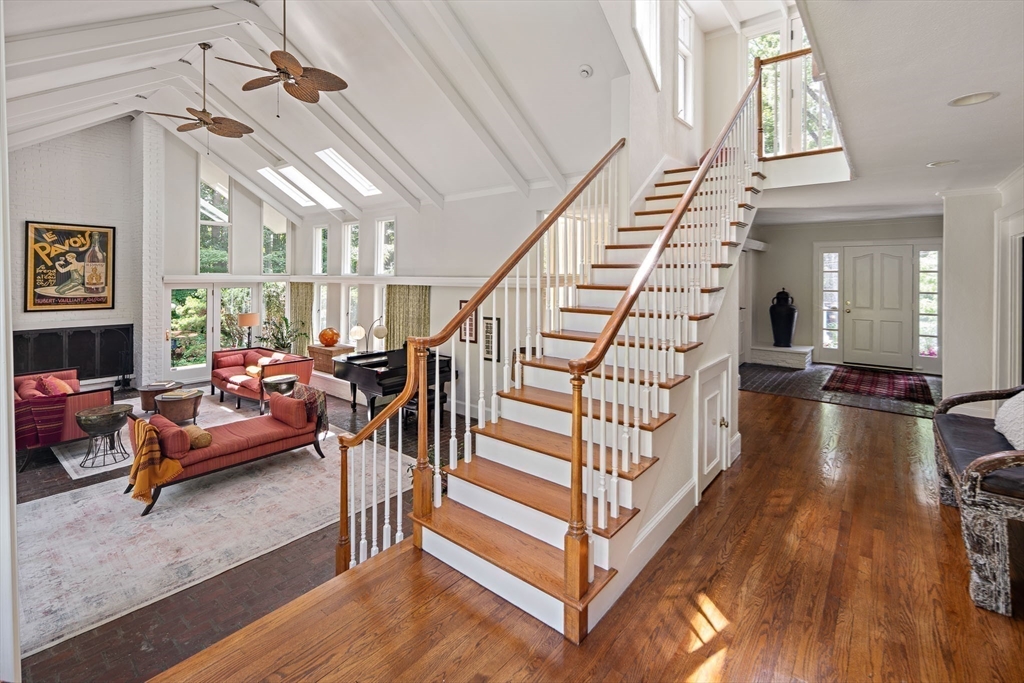44 Ripley Hill Road Concord, MA 01742 - Photo 6 of 40 a view of entryway livingroom and hall with wooden floor