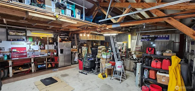 a view of a storage in a room