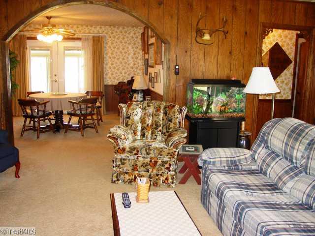 237 Williams Road Mocksville, NC 27028 - Photo 5 of 16 Living Room. Flow from Living Room to Dining Room and Sun Room