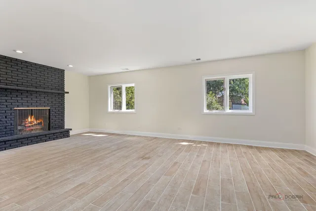 wooden floor in an empty room