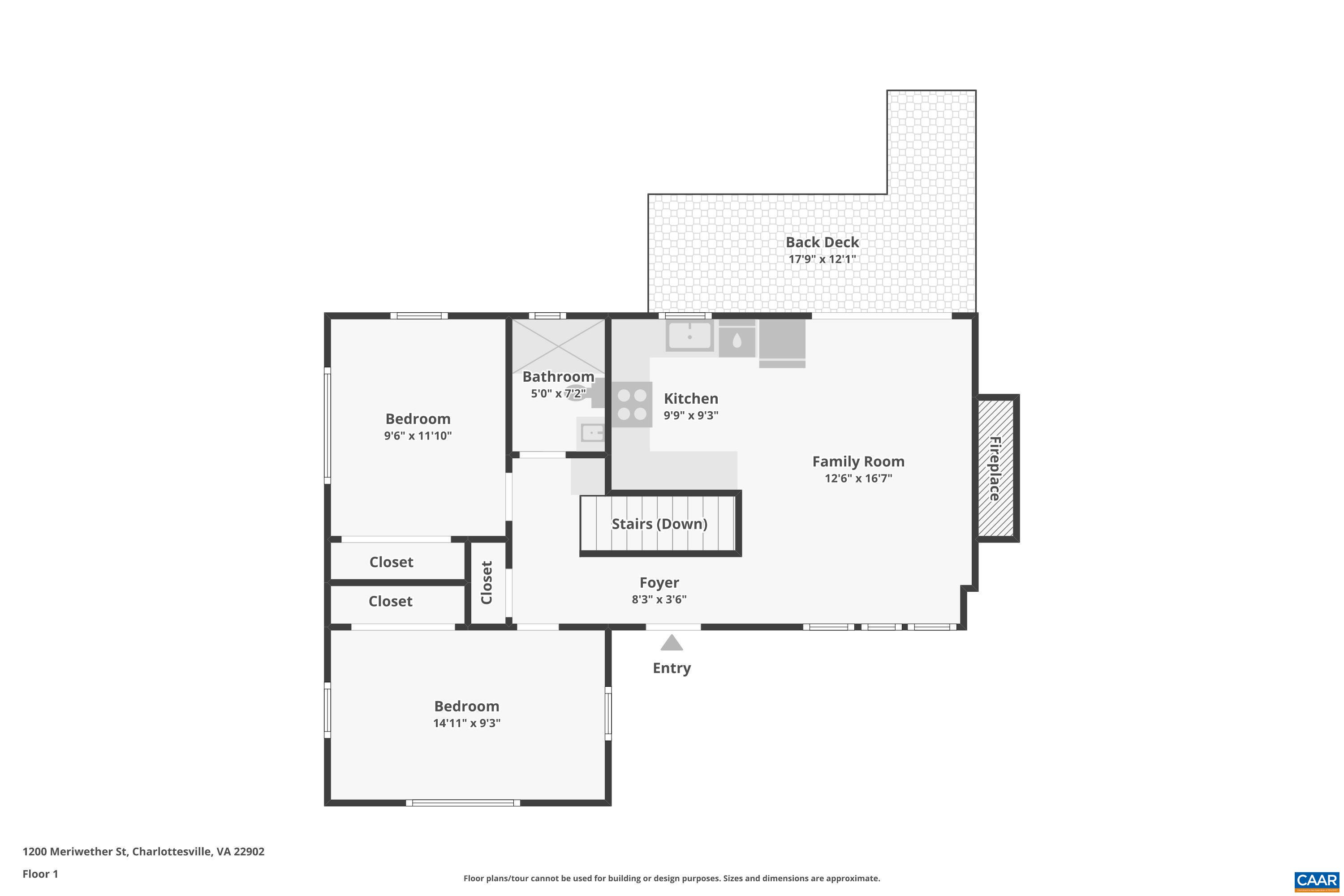 1200 Meriwether Street Charlottesville, VA 22902 - Photo 30 of 32 main level floor plan
