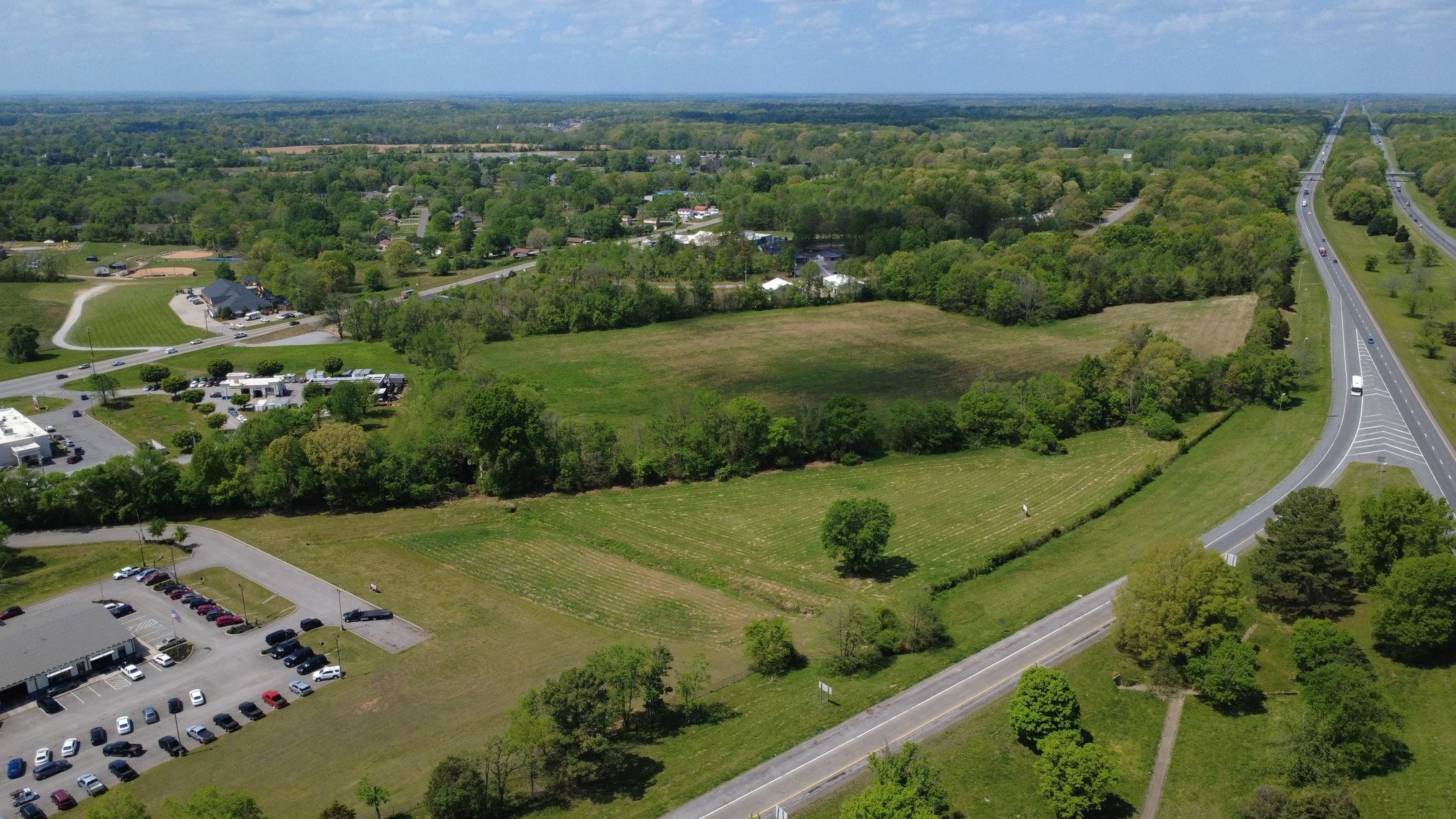 0 Highway 49 West Pleasant View, TN 37146 - Photo 11 of 21 an aerial view of a residential houses with outdoor space and street view