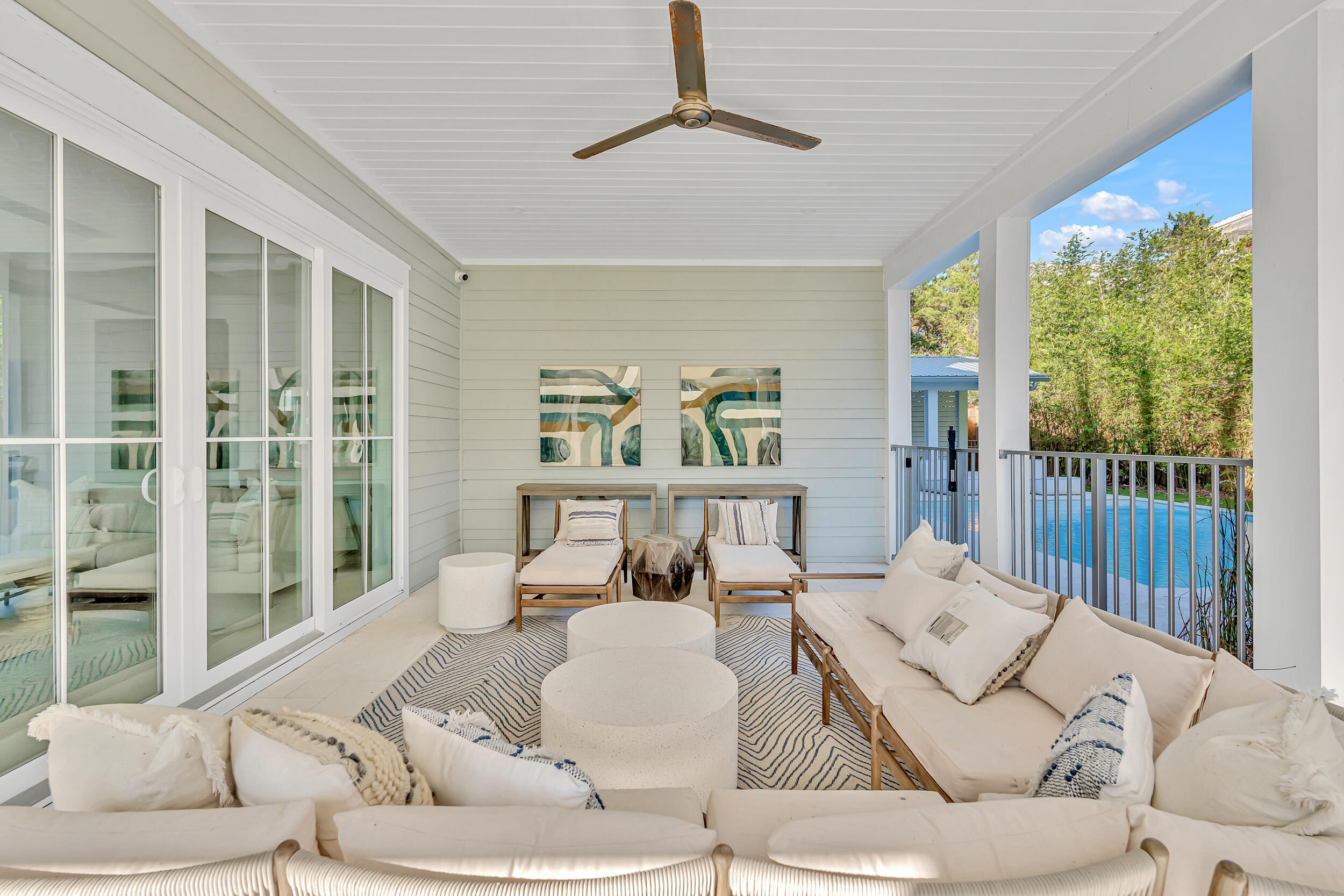 53 Buddy Street Santa Rosa Beach, FL 32459 - Photo 12 of 143 a living room with furniture and a large window