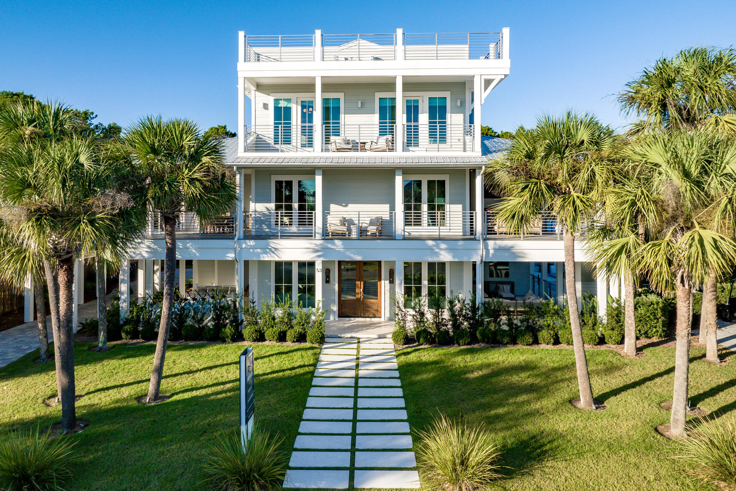 53 Buddy Street Santa Rosa Beach, FL 32459 - Photo 125 of 143 a front view of building with yard