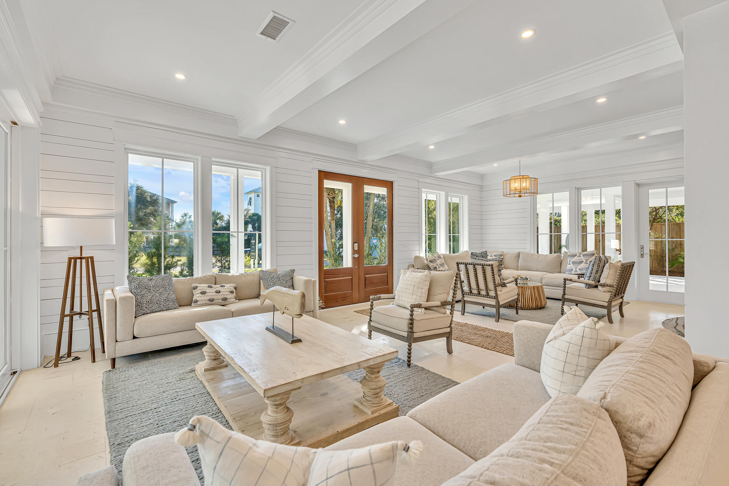 53 Buddy Street Santa Rosa Beach, FL 32459 - Photo 36 of 143 a living room with furniture and a large window