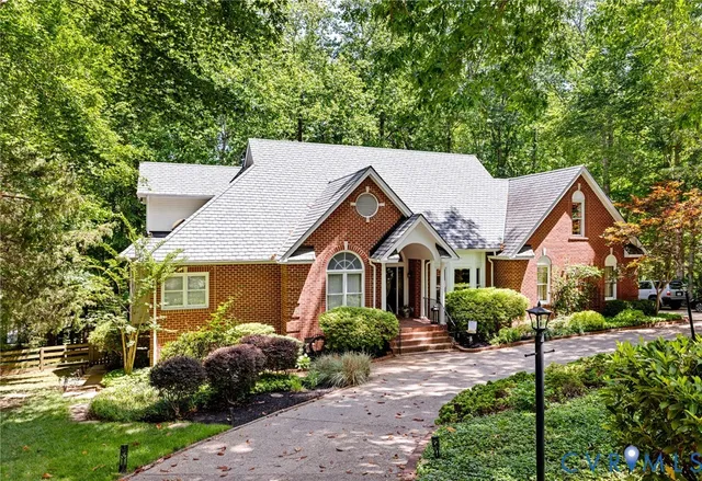 front view of a house and a yard