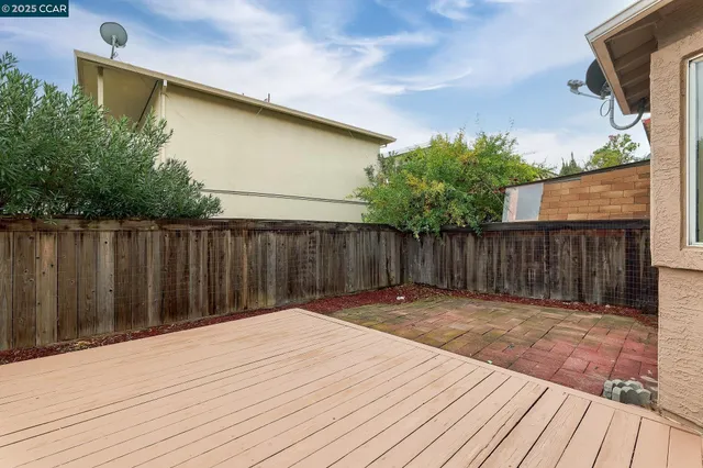 a backyard of a house