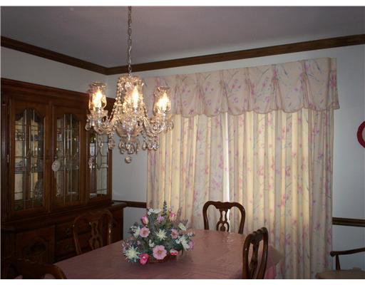 41 Kaufman Road Gibsonia, PA 15044 - Photo 3 of 11 Dining Room. Window treatments and chandelier stay. Crown molding and chair rail. Neutral walls and rose carpeting.