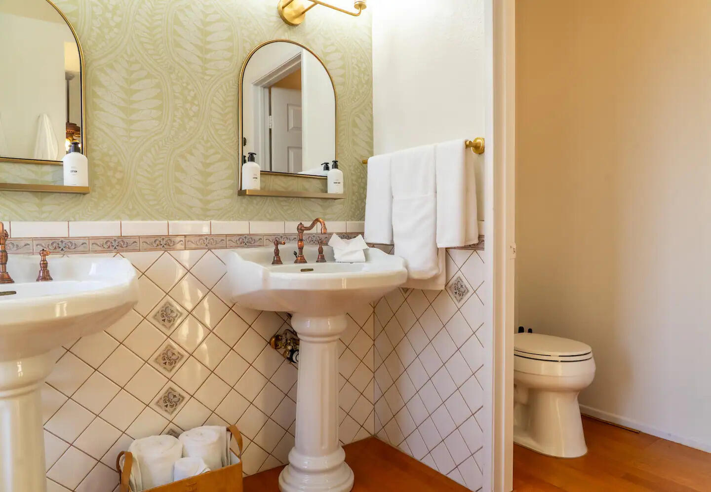 81032 Red Bluff Road Indio, CA 92201 - Photo 18 of 33 a bathroom with a sink and a mirror