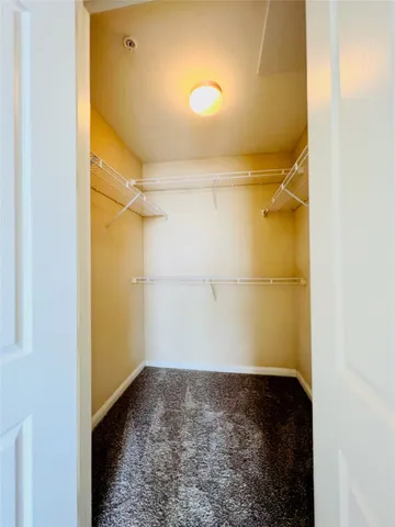 a view of walk in closet