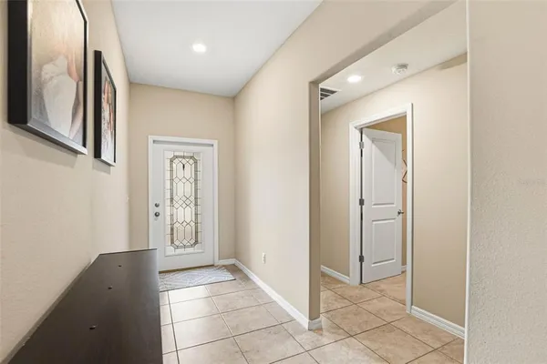 a view of an entryway door