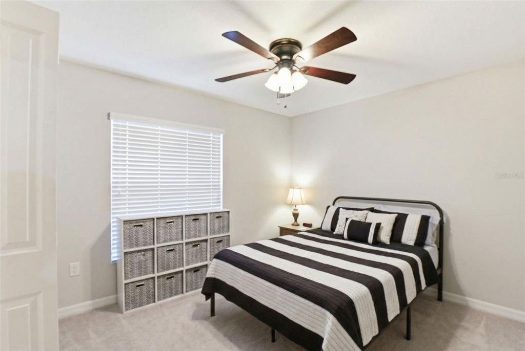 211 English Channel Place Dover, FL 33527 - Photo 6 of 35 a bedroom with a bed and a chandelier