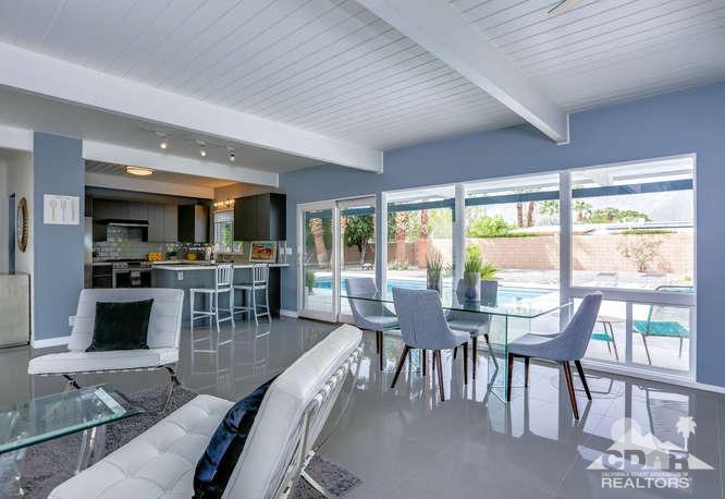 235 North Michelle Road Palm Springs, CA 92262 - Photo 12 of 52 a view of a dining room with furniture window and outside view