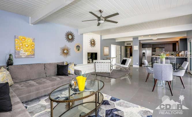 235 North Michelle Road Palm Springs, CA 92262 - Photo 15 of 52 a living room with furniture and a chandelier