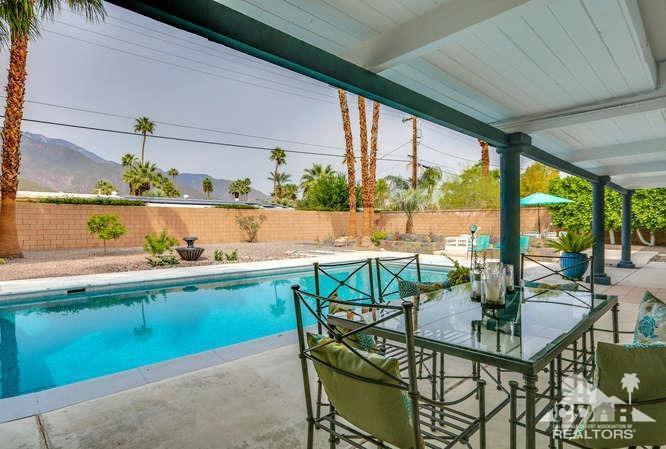 235 North Michelle Road Palm Springs, CA 92262 - Photo 35 of 52 a view of swimming pool with outdoor seating