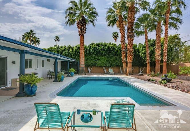 235 North Michelle Road Palm Springs, CA 92262 - Photo 43 of 52 a view of a backyard with furniture