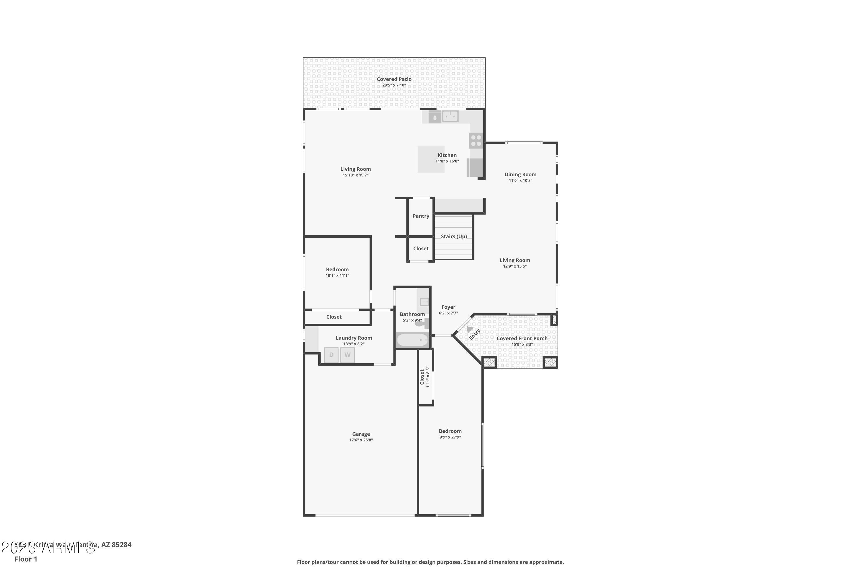 563 East Krista Way Tempe, AZ 85284 - Photo 46 of 48 Floor Plan - Floor 1