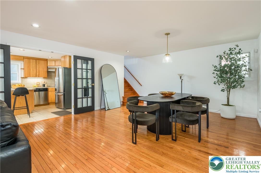 6159 Decker Road Bushkill, PA 18324 - Photo 15 of 49 a living room with furniture and wooden floor