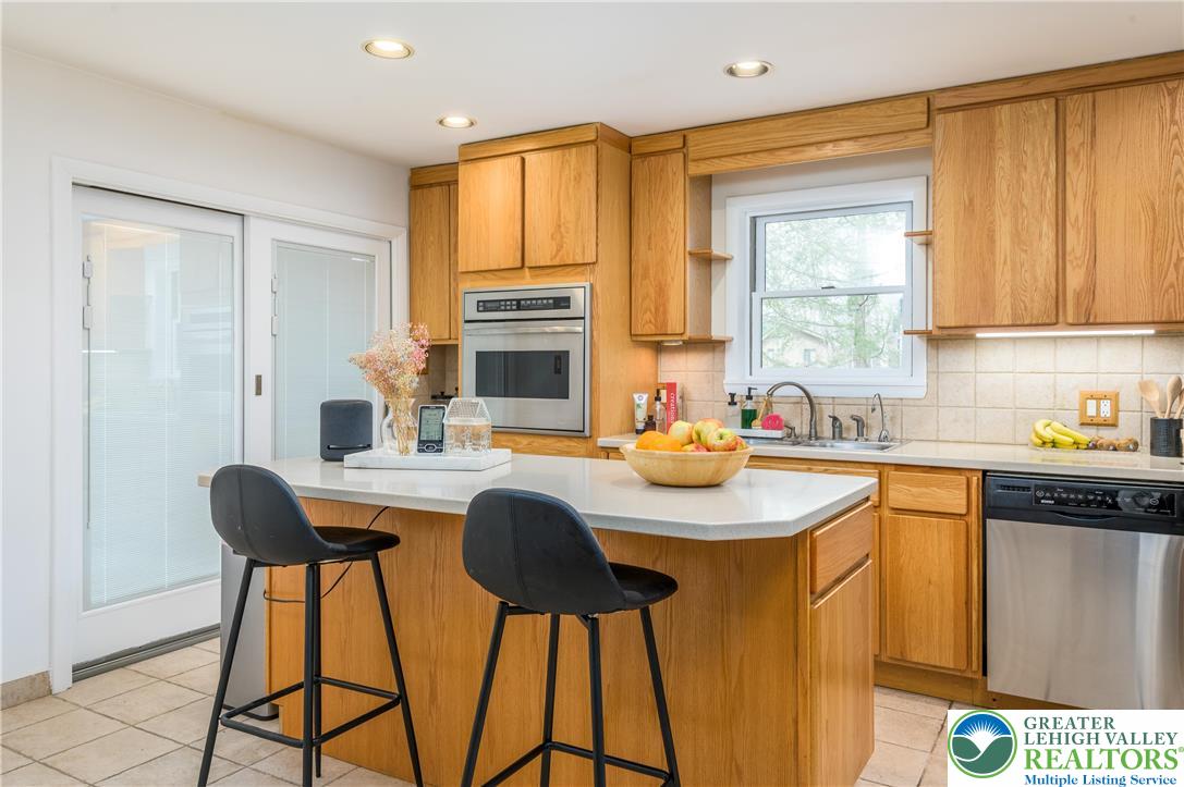 6159 Decker Road Bushkill, PA 18324 - Photo 26 of 49 a kitchen with a sink cabinets and window