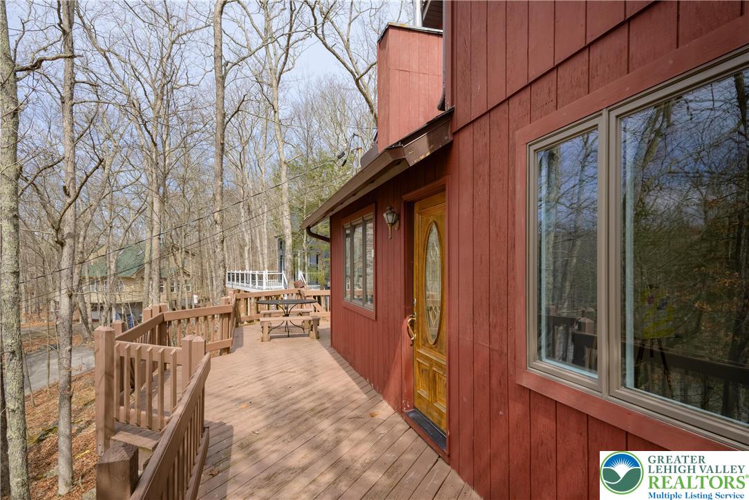 6159 Decker Road Bushkill, PA 18324 - Photo 5 of 49 a view of balcony with furniture