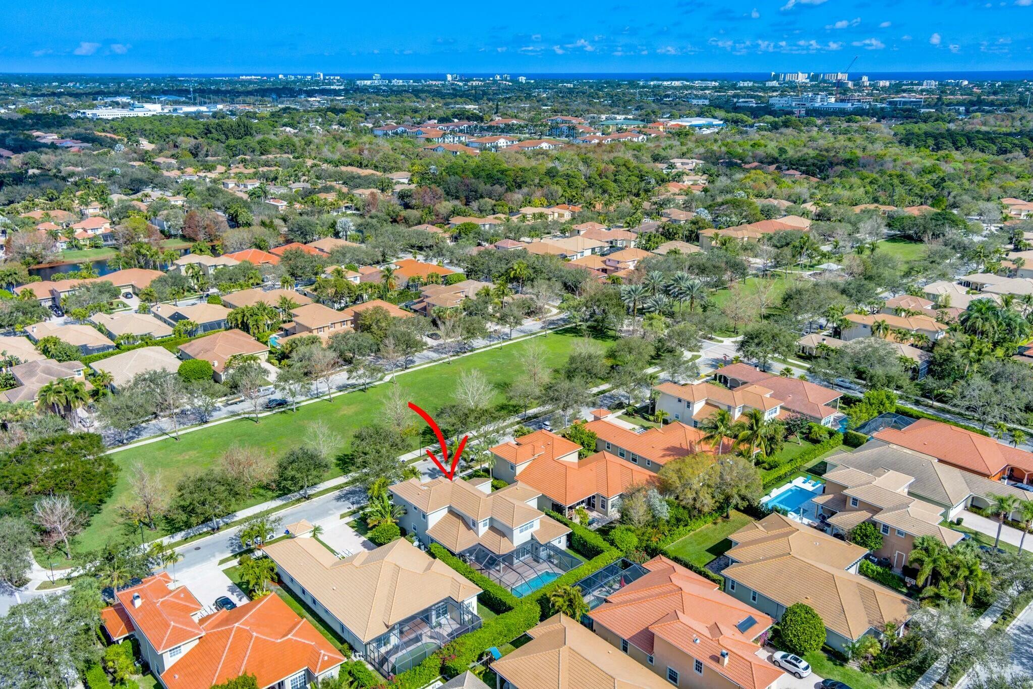 106 Via Santa Cruz Jupiter, FL 33458 - Photo 62 of 71 an aerial view of multiple house