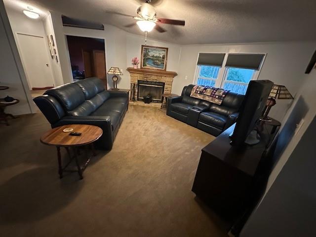 2100 Dove Loop Road, Unit 30 Grapevine, TX 76051 - Photo 14 of 29 a living room with furniture ceiling fan and a rug