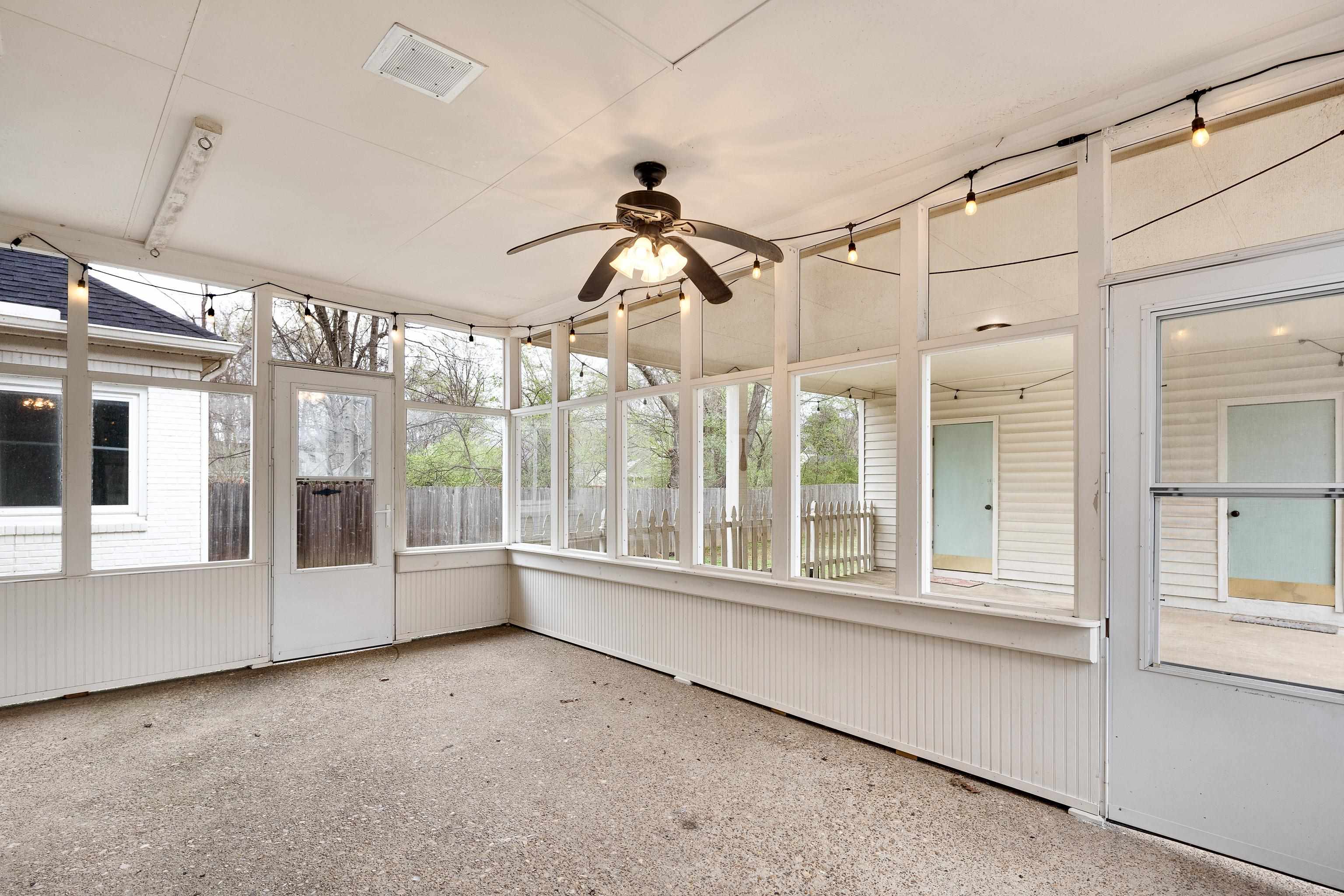 1658 Miller Farms Road Germantown, TN 38138 - Photo 36 of 39 Unfurnished sunroom with ceiling fan