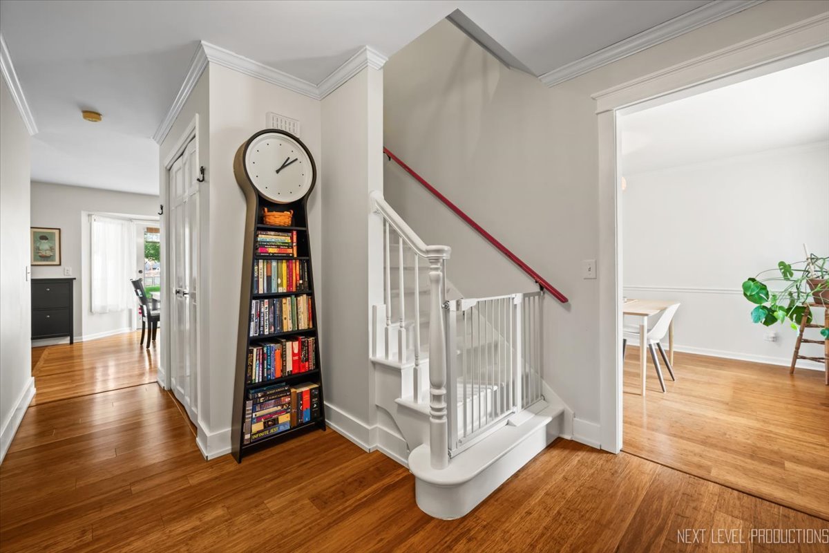 92 Red Fox Run Montgomery, IL 60538 - Photo 3 of 25 a view of entryway with wooden floor and stairs