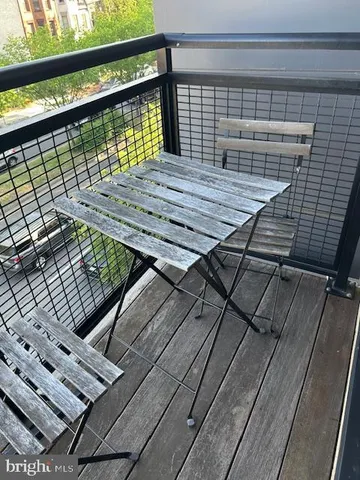 a view of a roof deck