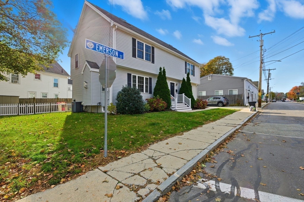 a front view of house with yard
