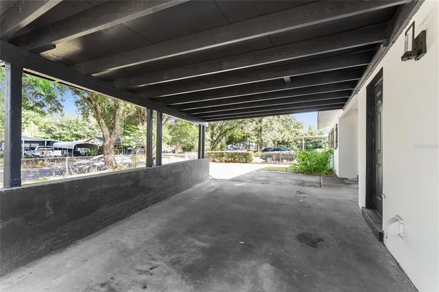 a view of outdoor space with balcony