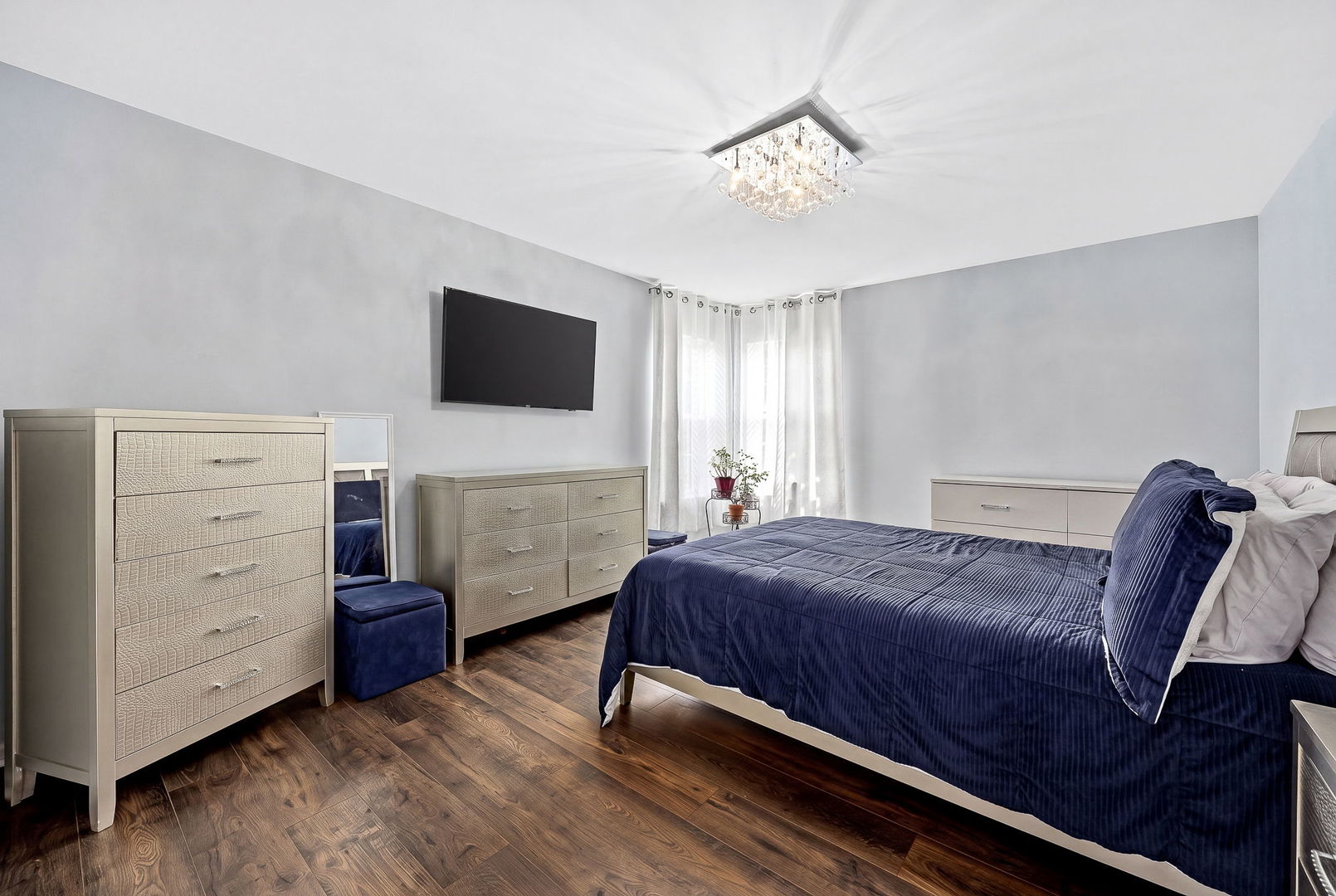 2297 Deerpath Road Bolingbrook, IL 60490 - Photo 29 of 46 a bedroom with a bed and furniture