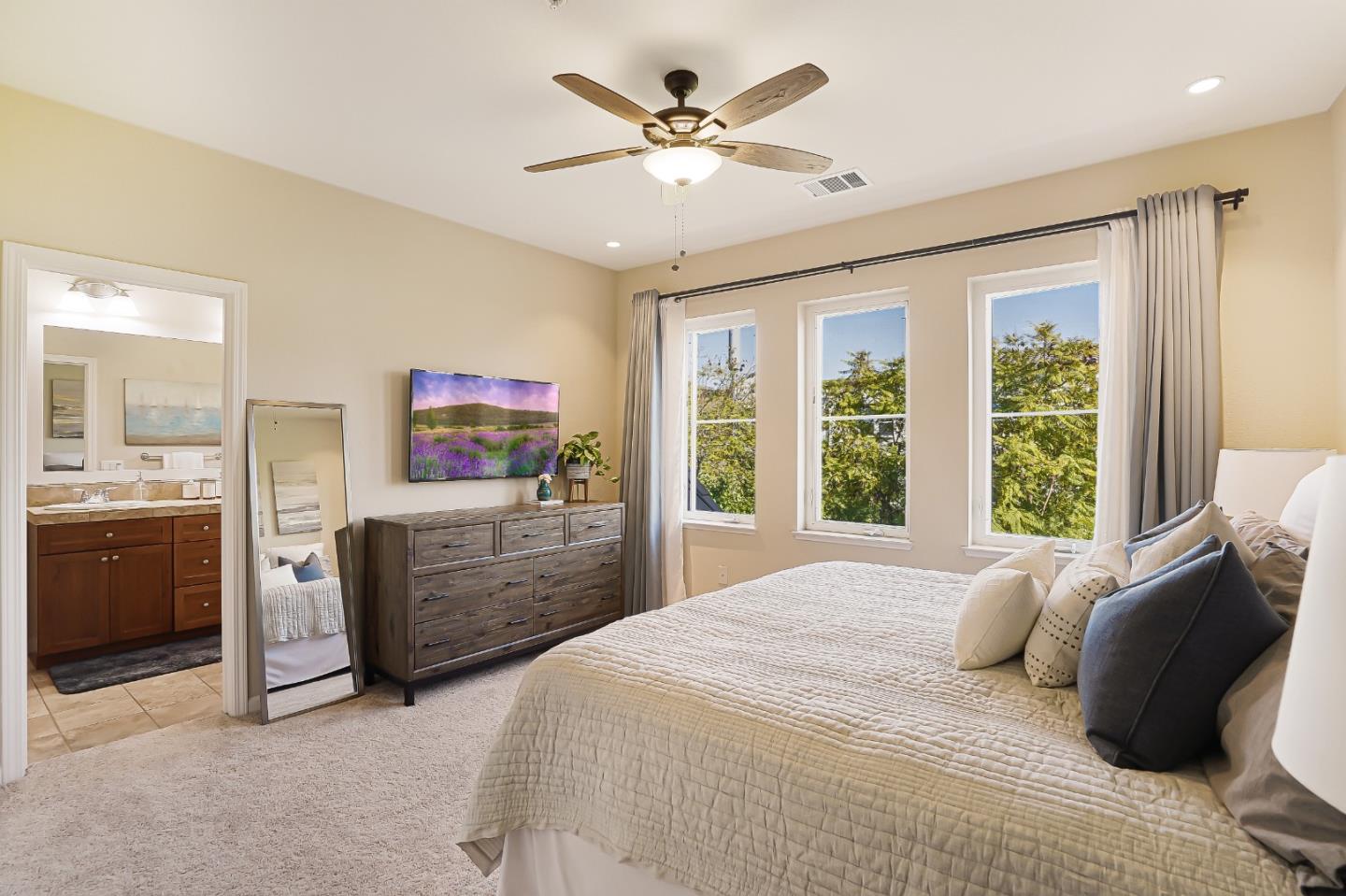 109 Esfahan Drive San Jose, CA 95111 - Photo 23 of 44 a bedroom with a bed and a large window